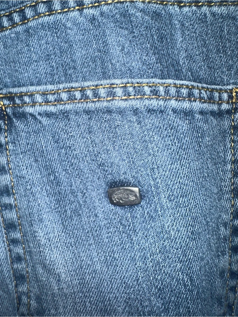 Lacoste Men's Straight Jeans in Blue Wash